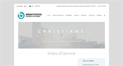 Desktop Screenshot of brentwoodchurch.com