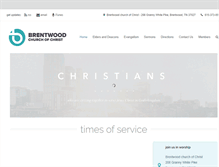 Tablet Screenshot of brentwoodchurch.com