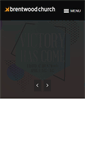 Mobile Screenshot of brentwoodchurch.org