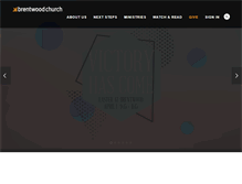 Tablet Screenshot of brentwoodchurch.org